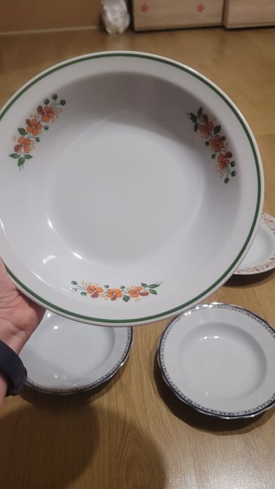 Talerze, salaterki PRL