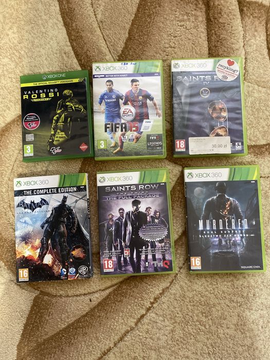 Xbox 360 E 250GB + 2 бездротові геймпади + 6 ігор + HDMI