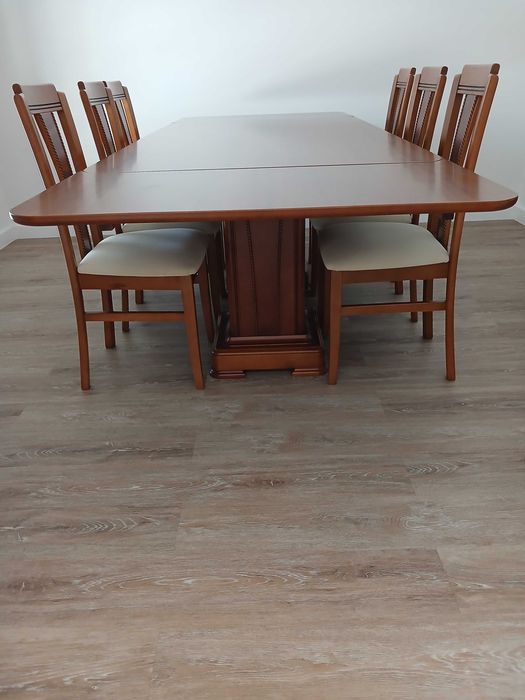 Mesa de refeição madeira nobre 12 pessoas
