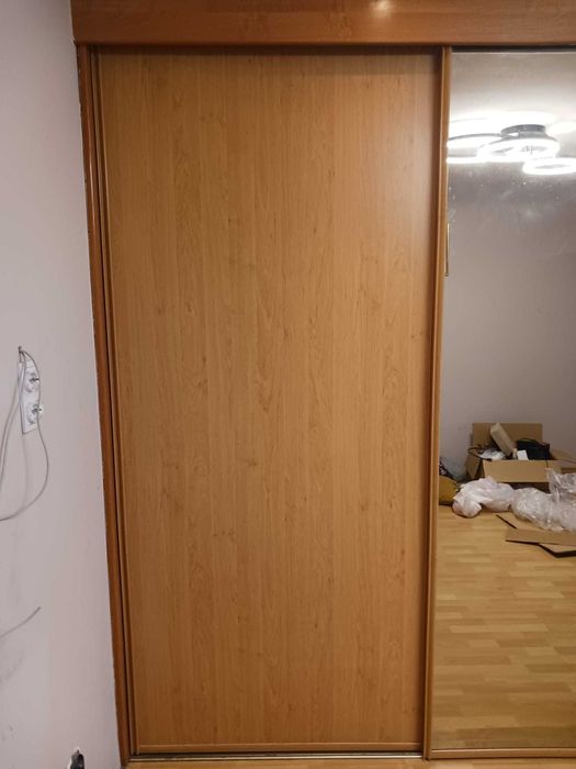 Drzwi przesuwne 4 skrzydłowe 2 lustra+2 pelne wymiary 105x236