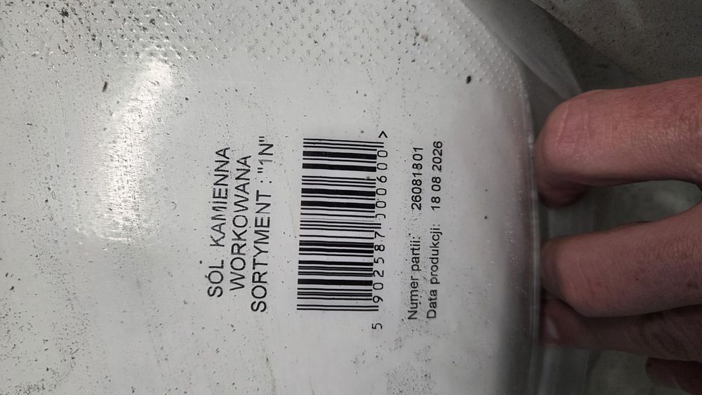 Sól kamienna min 97% Kłodawa N1