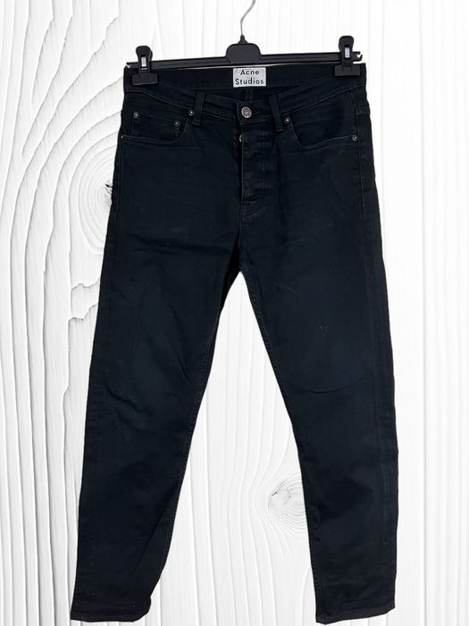 Acne Studios Town Stay Cash roz. W30 L32 męskie czarne dżinsy