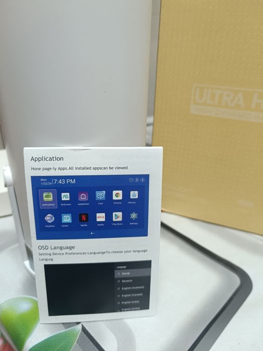 Projetores android novos!