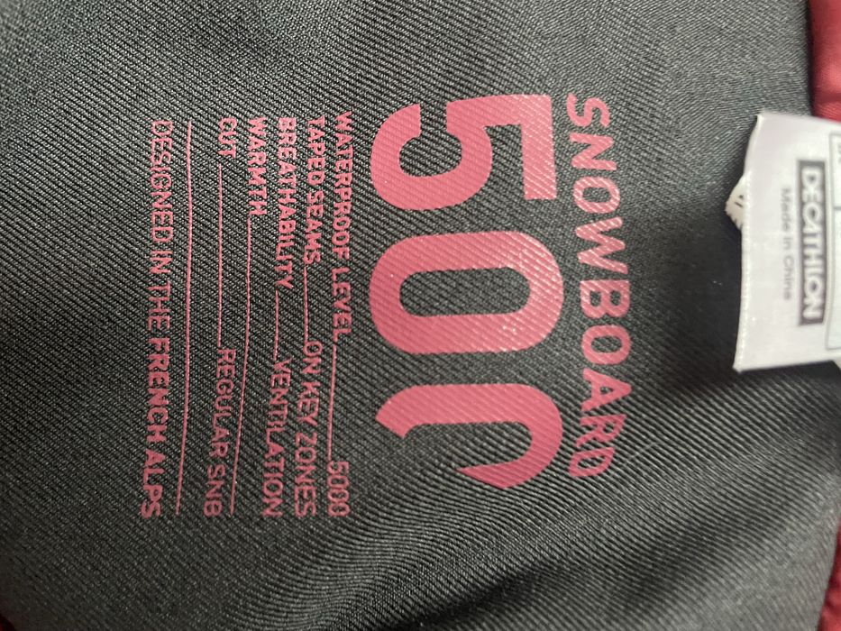 Kurtka wedze 500 snowboard narty