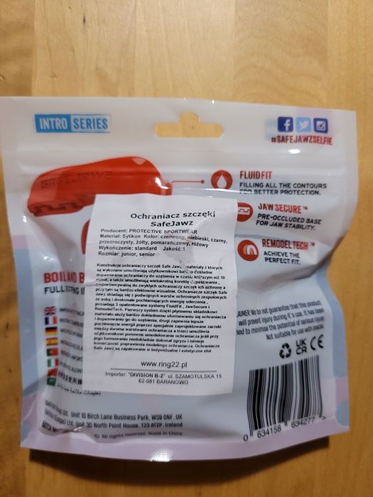 Nowy ochraniacz na szczęki SafeJaws