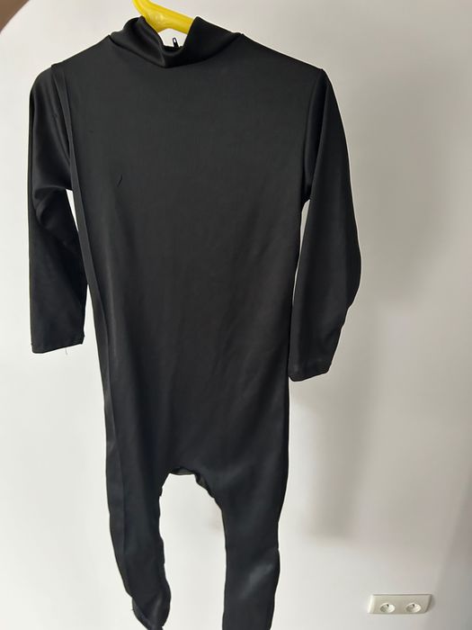 Czarny kot strój maska opaska uszy OGON KOSTIUM KOT 110/116