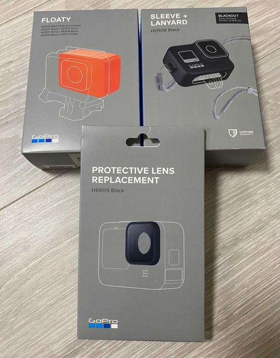 Аксесуари для камери GoPro HERO 8, 7, 6, 5, 4, 3