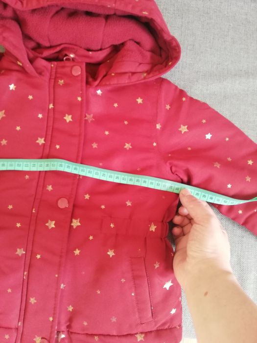 Kurtka zimowa bordowa