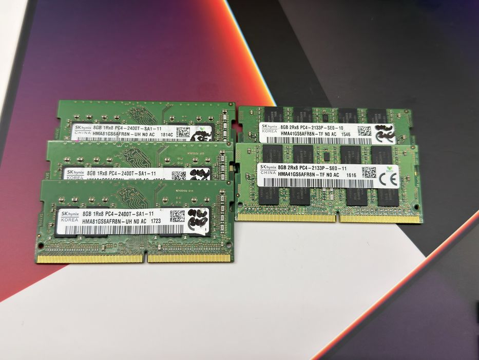 Оперативна пам'ять DDR4 PC4 Sodimm 8GB  2133,2400,2666,3200MHz