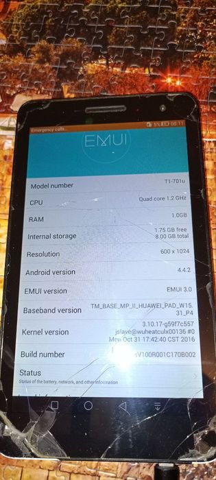 Huawei Media Pad T1-701u