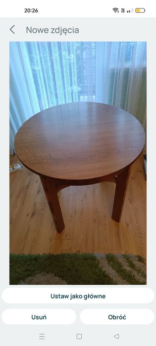 Ozdoba okrągły dekoracja okleina dębowa