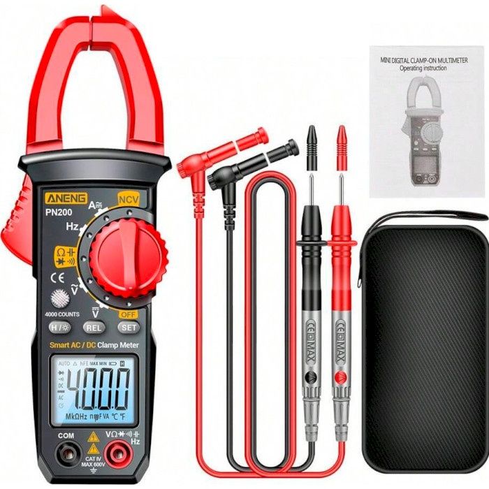 Струмовимірювальні кліщі AC/DC ANENG PN200