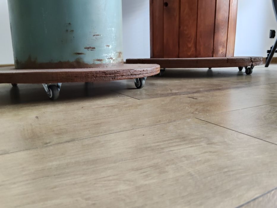 Stolik 2 szt  - szpula, bęben, kabel drewniany