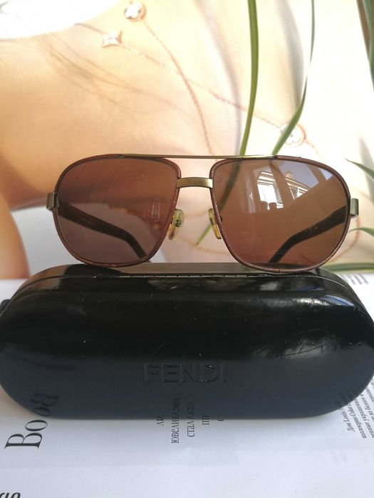 Солнцезащитные очки Fendi (Фенди), оригинал, Aviator, SL 7487