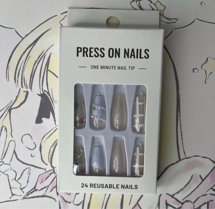 Накладні нігті 24 шт.