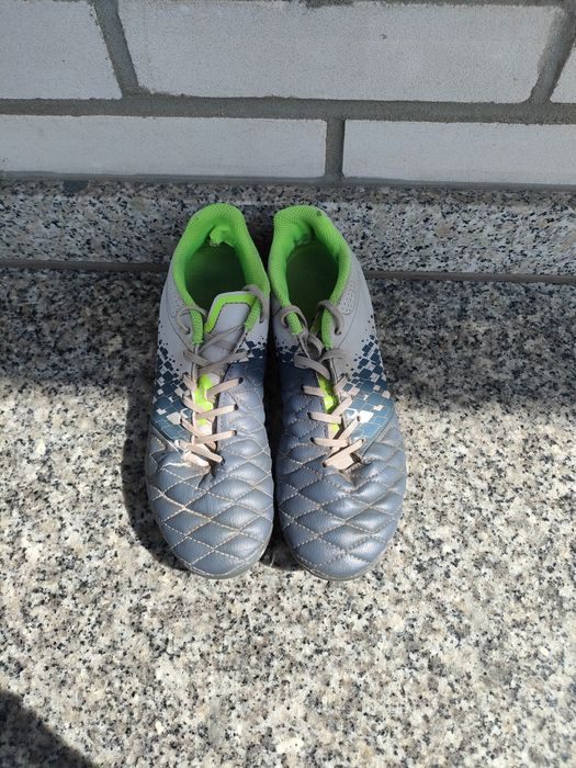 Buty korki męskie Kipsta Decathlon 39 szaro zielone