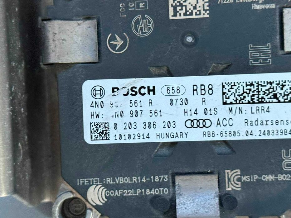Radar Acc Distronic Audi A8 S8 D5 itp prawy przód 4N0 907 561R