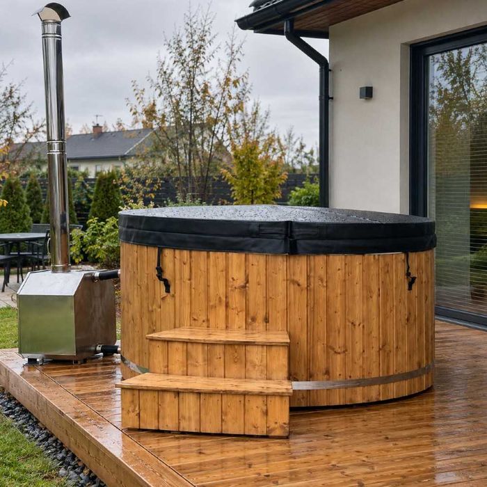 Balia ogrodowa z jacuzzi 180/200 cm | 10 dysz | Transport gratis