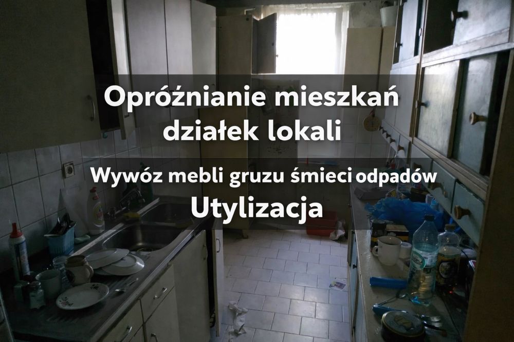Opróżnianie mieszkań wywóz mebli śmieci złom utylizacja przeprowadzki