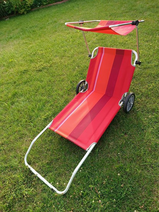 Leżak plażowy i transportowy