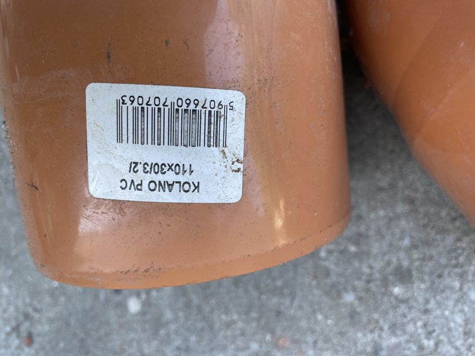 Kształtki kanalizacji zewnętrznej 110mm - 28sztuk