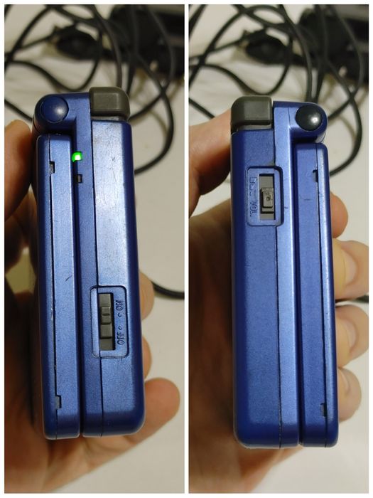 Nintendo game boy advanced SP AGS-101 + картридж игра + зарядка