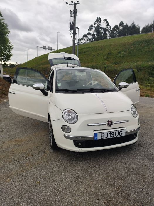 Fiat 500 1.2 Lounge 2014 | Teto Panorâmico | Impecável (128.000 km)