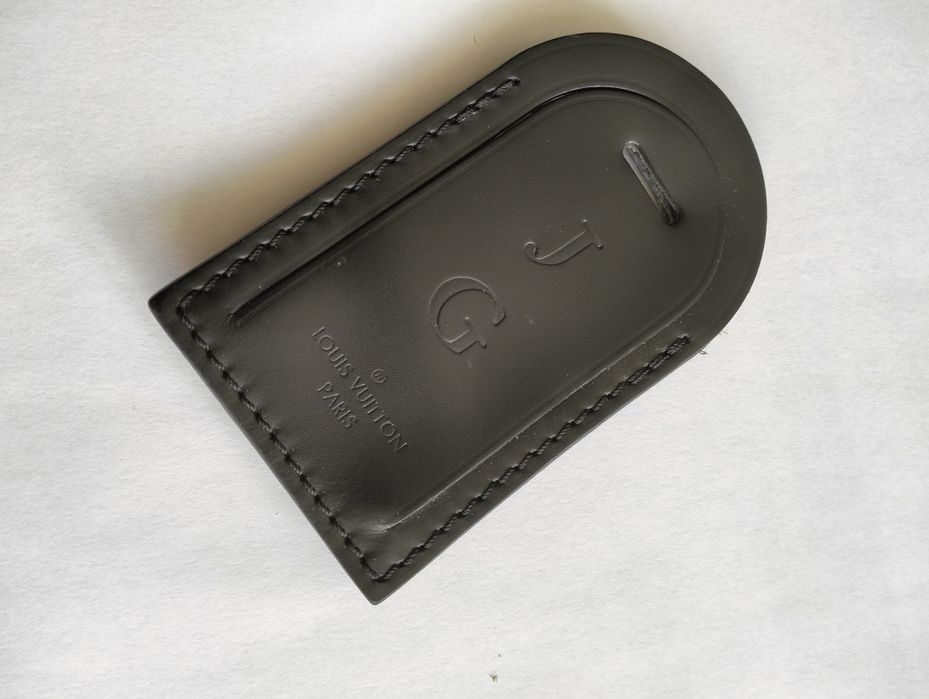Шкіряна бірка для багажу Louis Vuitton