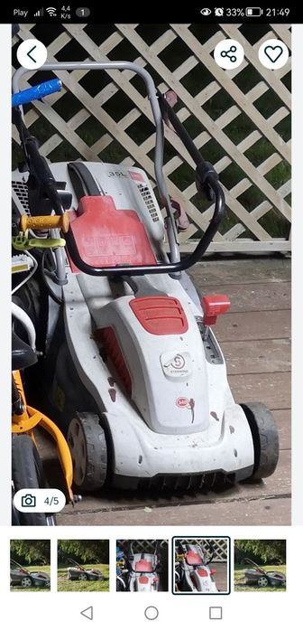 Kosiarka elektryczna Sterwins z koszem