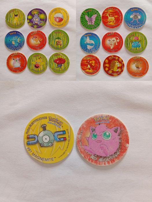Tazos Pokémon originais Matutano