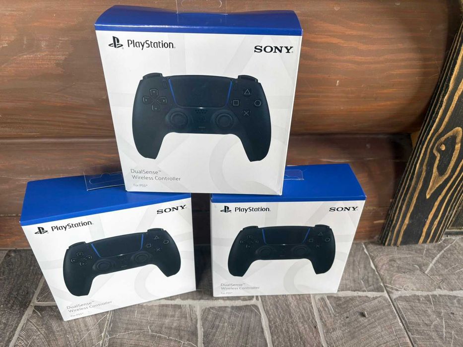 Sony DualSense PS5 Black — оригинальный беспроводной геймпад