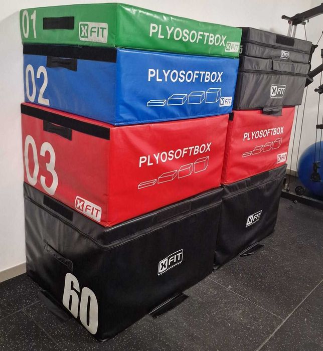 XFIT Soft Plyo Box – 2 Conjuntos Completos | Excelente Estado