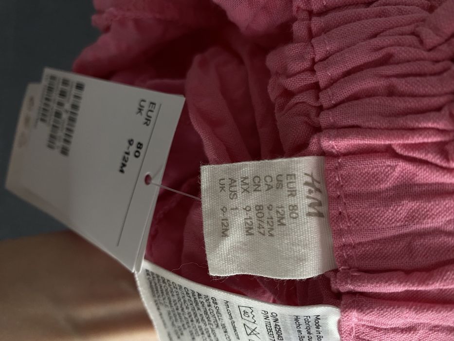 Spodenki/szorty dla dziewczynki z talią paper bag