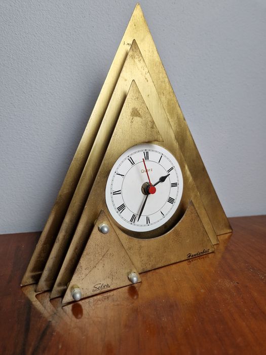 Zegar Selva Mid Century Modern Lata 60 Vintage Design Retro Mosiadz