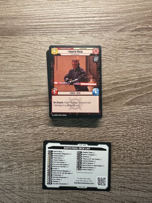 Star Wars: Unlimited - Legends of the Force - Spotlight Deck - Darth Maul