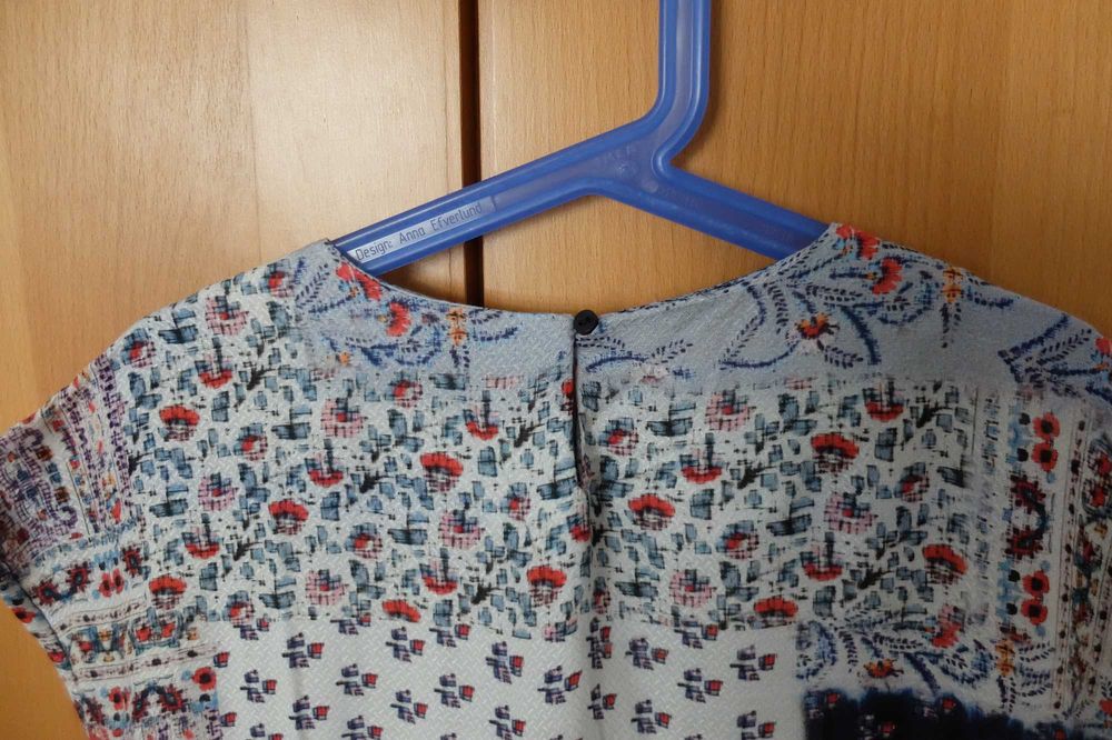 Vestido estampado Zara. Tm 7