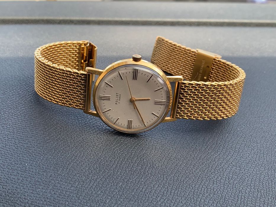 золотой браслет Tissot ремешок Миланский на часы Луч Wostok 18,20,22мм