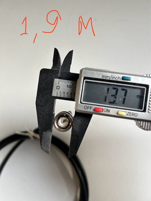 коаксіальний кабель 75 ом BNC dt syv-75-5 male-male