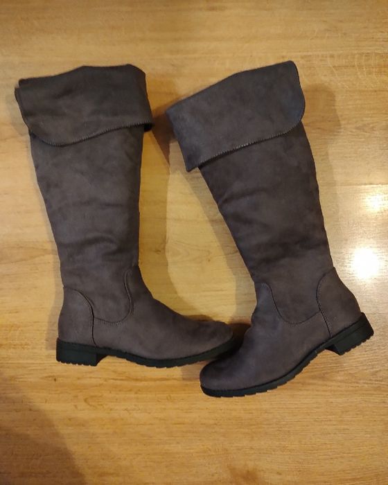 Kozaki na wiosnę jesień muszkieterki 37 Bonprix