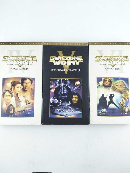 Gwiezdne wojny oryginalna trylogia (4,5,6) kasety VHS