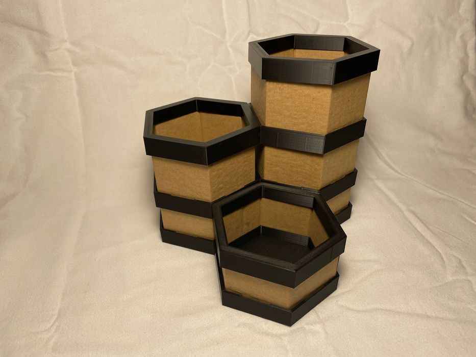 Organizer warsztatowy heksagonalny, 5cm EKO