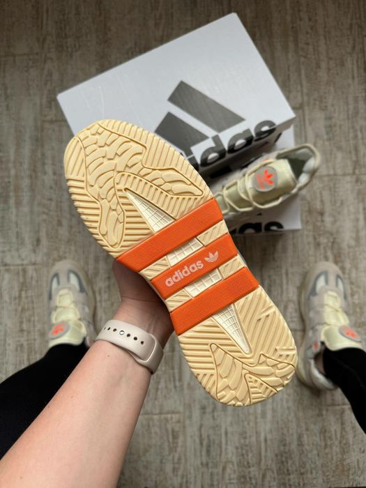 Кросівки Жіночі Adidas Niteball HD Beige & White Orange / Женские Кроссовки Adidas / Adidas