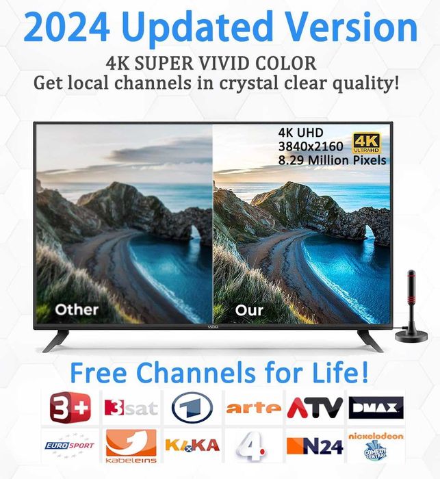 Antena DVB-T/DVB-T2 ze wzmacniaczem