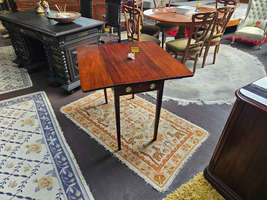 Mesa antiga - Restaurada - extensível - Estilo Holandês
