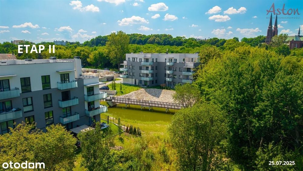 Sosnowiec mieszkanie 3 pokoje - duży taras, staw