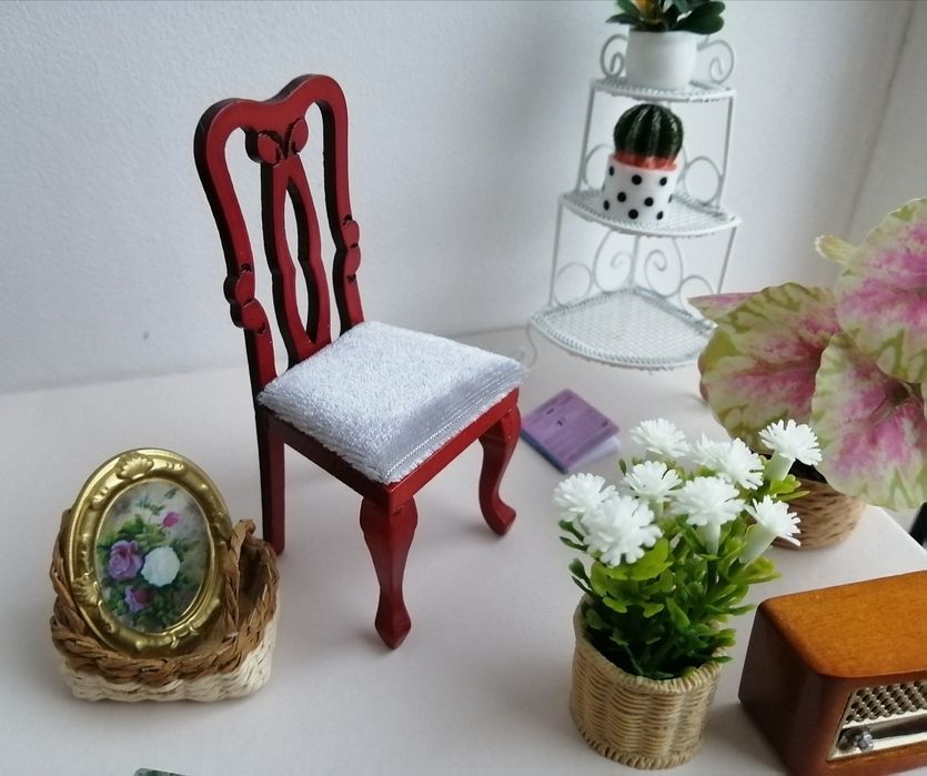 Комод вінтажний ляльковий будинок, мініатюра,стіл меблі іграшкові,1:12