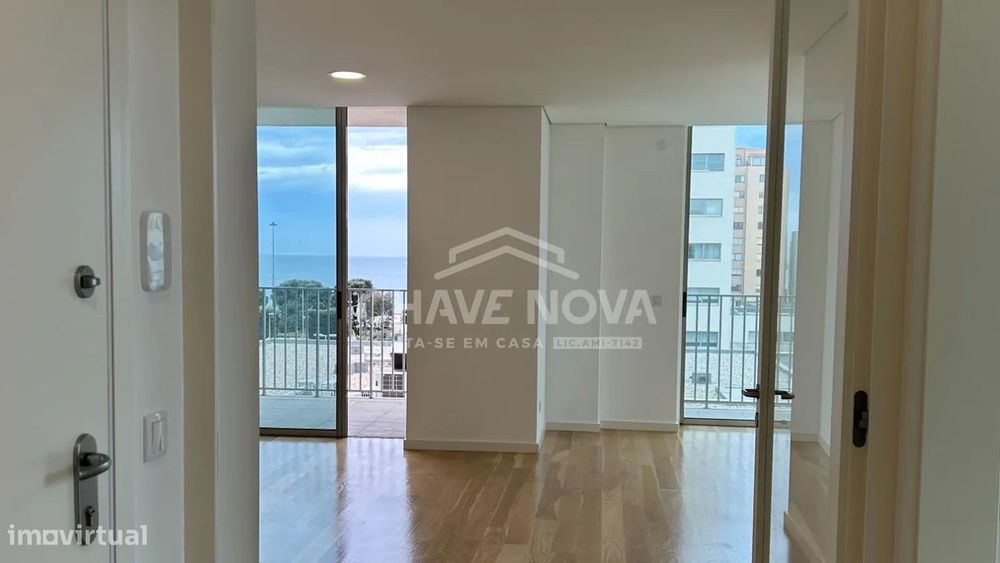 Arrendamento Apartamento T3 mobilado com vista Mar - Matosinhos Sul