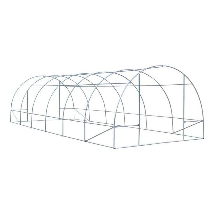 Estufa Túnel 8x3x2m com 12 Janelas – Jardim ou Agricultura