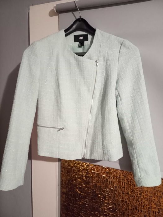 Żakiet miętowy H&M