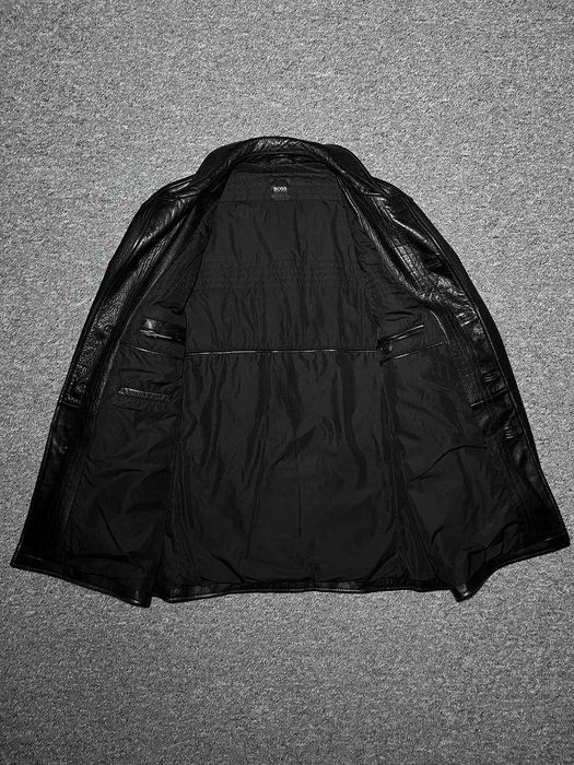 Чоловіча шкіряна куртка HUGO BOSS CHADWICK Italian Nappa -УТЕПЛЕНА-XL